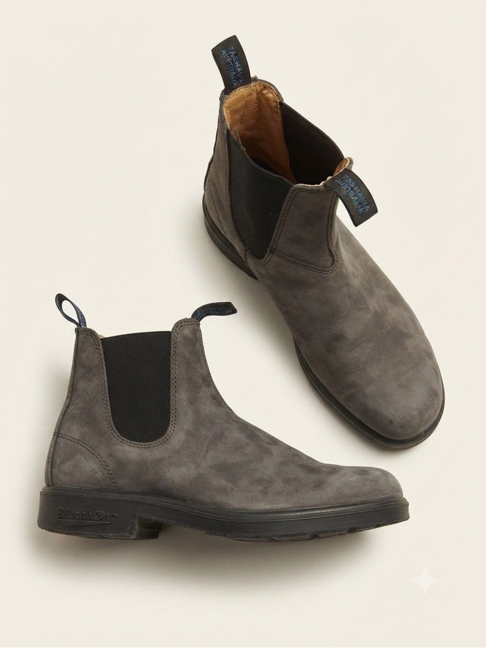 Blundstone Sz 9.5 1478 Unisex Leather Winter Grey Boots